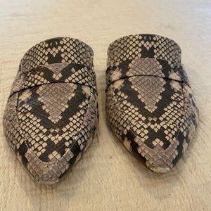 Steve Madden Snake Print Mules